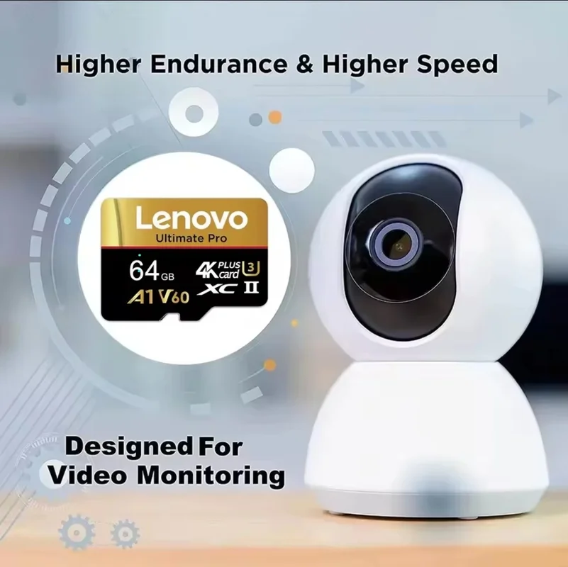 Tarjeta Micro SD TF de Alta Velocidad Lenovo 1 TB, Tarjeta de Memoria Flash TF de 256 GB, 512 GB, 128 GB para Teléfono/Computadora/Cámara, Dropshipping - Electrónica
