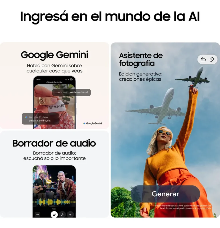 Samsung Galaxy S25fe 256gb 8gb De Ram Negro - Stock disponible - Telecomunicaciónes