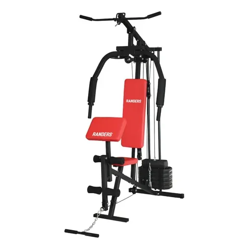 Multigimnasio Multigym Randers Arg-63120 Reforzado 45 Kg Color de la estructura Negro - Stock disponible - Electrónica