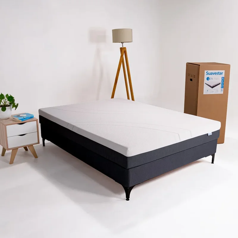 Colchon Colchón En Caja Suavestar Zen 2 Plazas 140x190 Color Blanco - Stock disponible - Electrónica