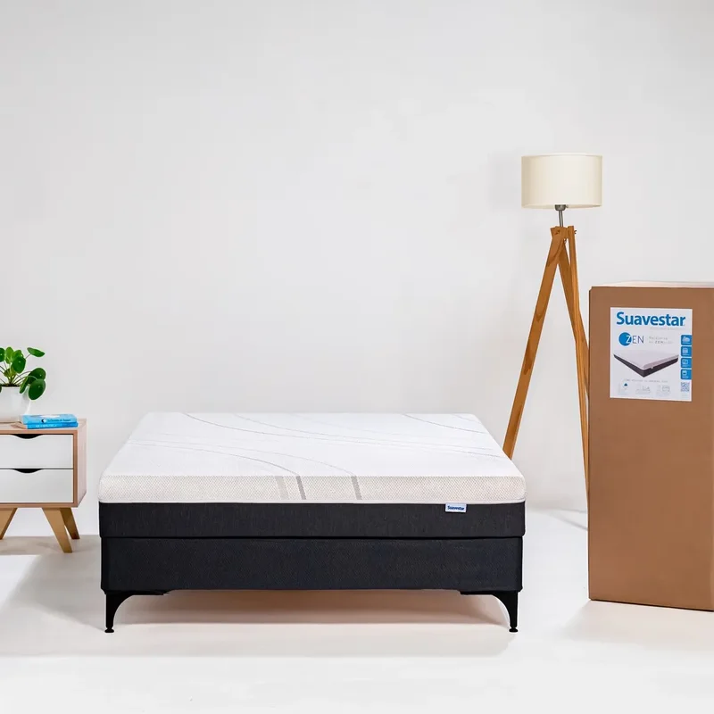 Colchon Colchón En Caja Suavestar Zen 2 Plazas 140x190 Color Blanco - Stock disponible - Electrónica