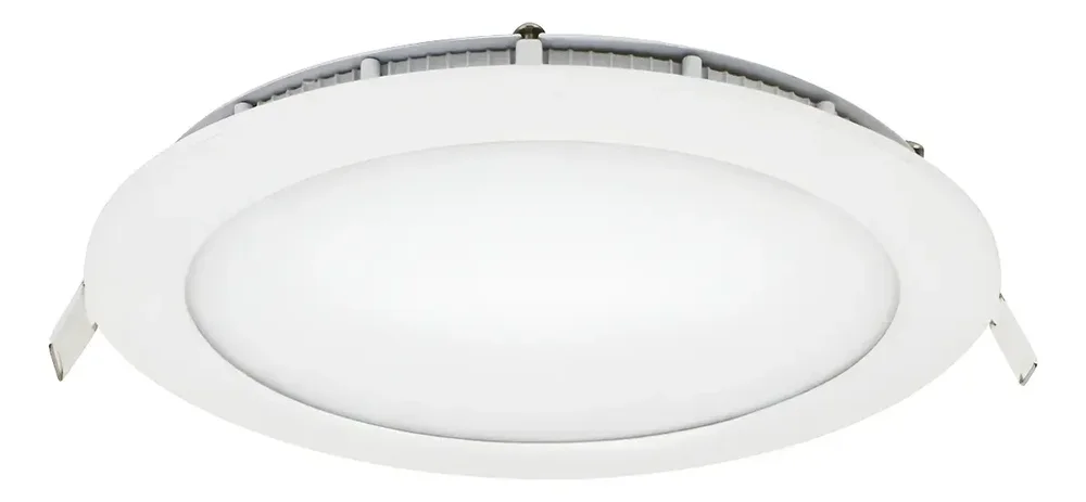 Panel Plafon Led Embutir 18w Redondo Blanco Circular Techo - Stock disponible