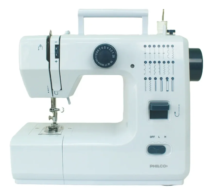 Máquina De Coser Eléctrica Philco Mcp2420 20 Puntadas Color Blanco - Stock disponible - Electrodomésticos