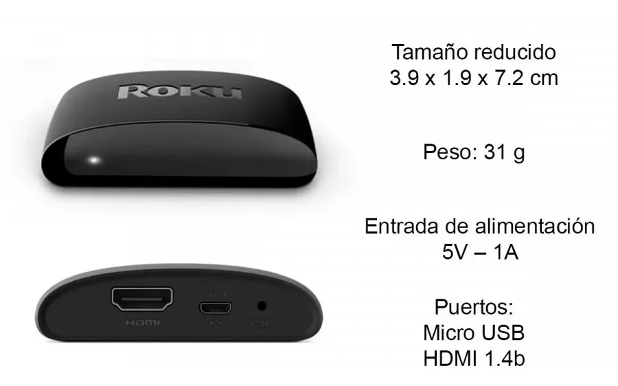 Roku Express 3960 Hd | Convertir Tu Tv En Smart | Tv Box | Chromecast | Apple Tv | Aparato Para Transformar El Tv Para Ver Netflix Y Youtube | Amazon Tv Stick. - Stock disponible - Productos para Mascotas