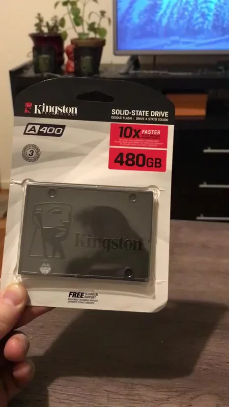 Sata Disco Solido Ssd Kingston A400 480gb Color Negro - Stock disponible - Electrónica