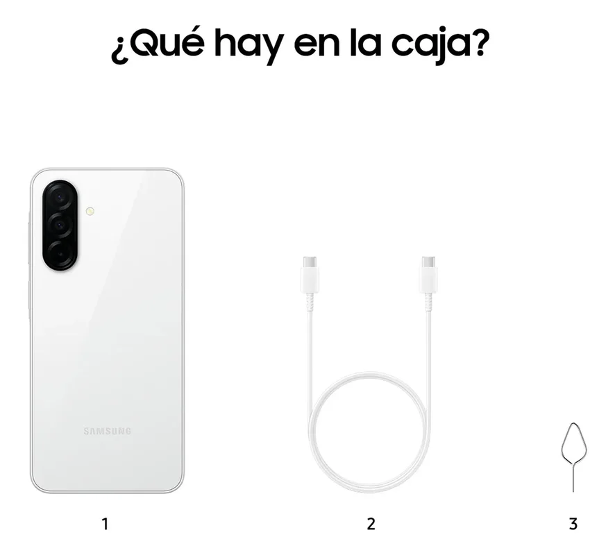 Samsung Galaxy A26 8 GB + 256 GB 5G White - Stock disponible - Electrónica