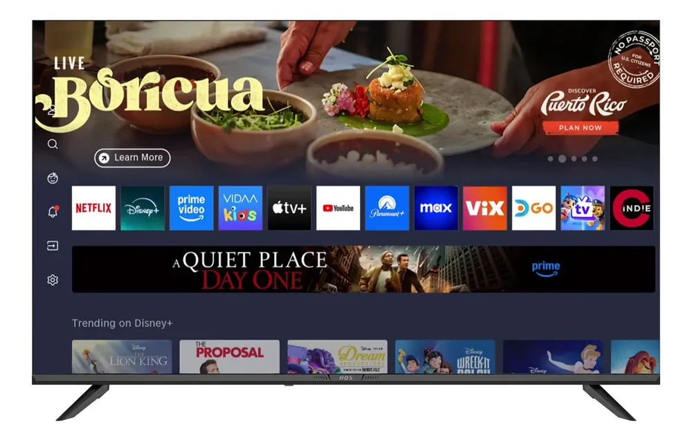 Smart TV HQS 55 Pulgadas 4K con VIDAA y HDR - Stock disponible - Electrónica