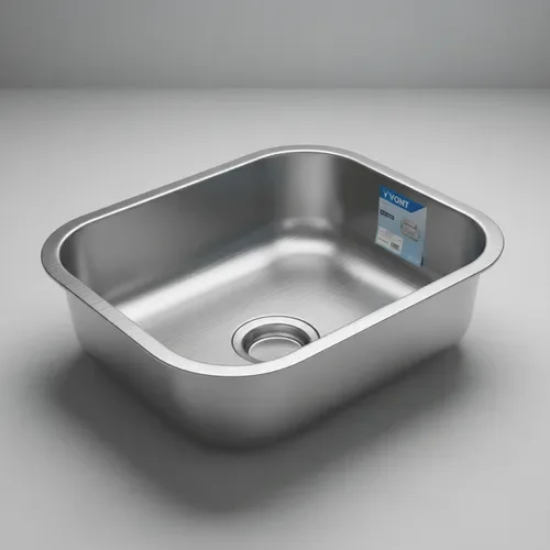 Bacha Pileta Cocina 47cm X 35cm X 15cm Con Sopapa Vont Bt605 Plateado - Stock disponible - Electrónica