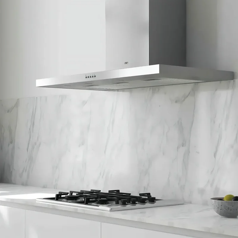 Extractor purificador de cocina TST Nihuil ac inox de pared 750mm x 40mm x 510mm plateado - Stock disponible - Electrónica