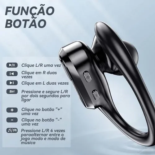 Auriculares inalámbricos Bluetooth Lenovo Xt80, color negro - Stock disponible