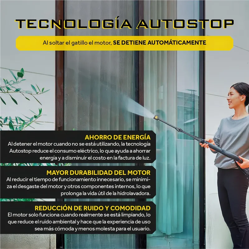 Hidrolavadora Electrica Trent Hlt203 Alta Presion 1600 Psi 110 Bar Con Accesorios - Stock disponible - Construcción