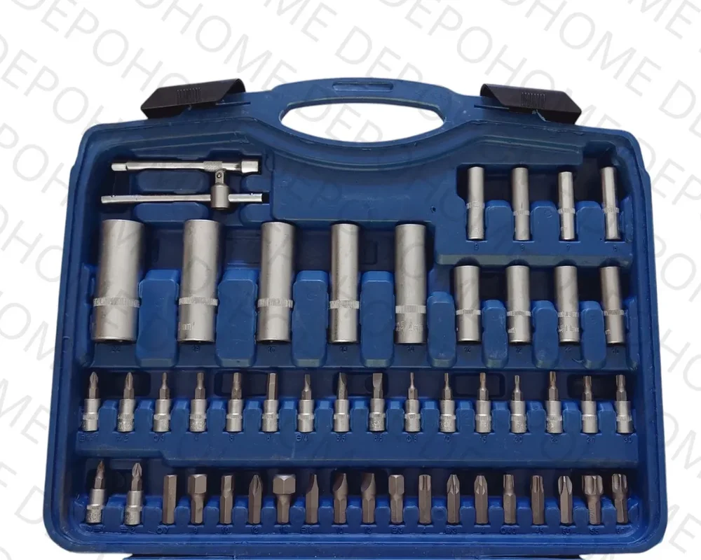 Set Juego De Llaves Tubos Crique Y Puntas Combinadas 108 Pza - Stock disponible - Herramientas