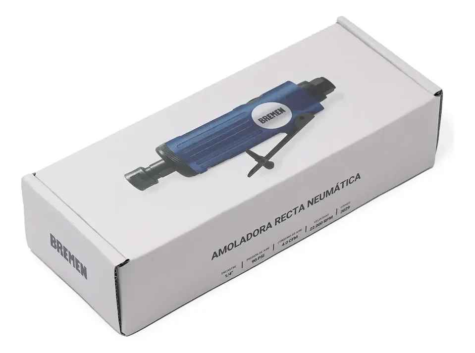 Amoladora Neumática Recta 1/4" Bremen - Stock disponible - Herramientas