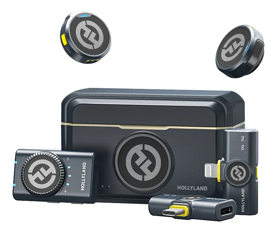 Microfono Micrófono Inalámbrico Solapa Hollyland Lark M2 Para Combo Color Negro - Stock disponible - Productos para Mascotas