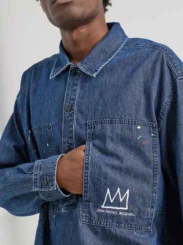 Camisa Lee L/s Denim Workshirt Basquiat Hombre - Stock disponible - Ropas y Calzados