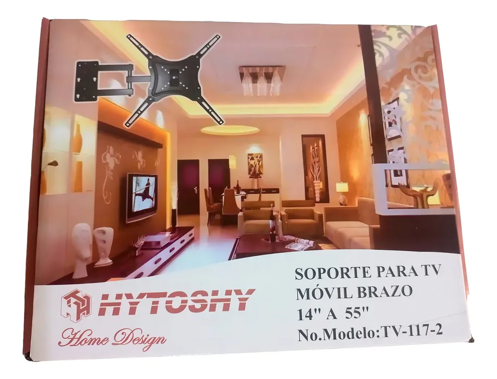 Soporte Tv Monitor Pared Brazo Móvil Brazo 14 A 55 Pulgadas Color Negro - Stock disponible - Electrónica