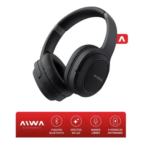 Auricular Vincha Aiwa Ava-bt501n Negro - Stock disponible - Electrónica
