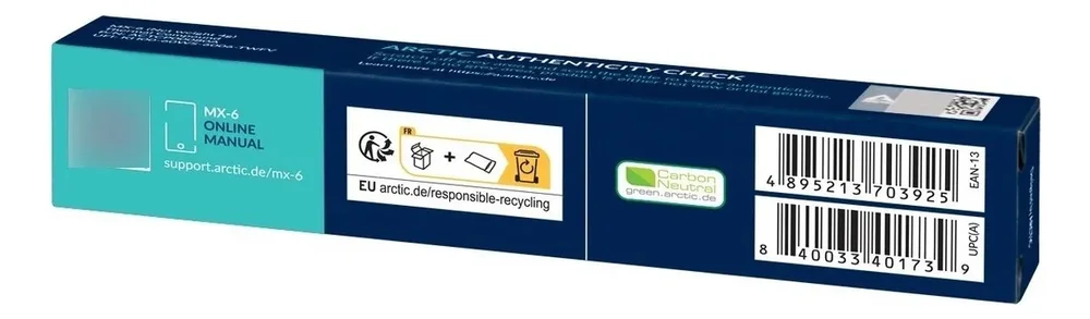 Termica Pasta Térmica Arctic Mx-6 4gr Rendimiento Extremo ! - Stock disponible - Electrónica