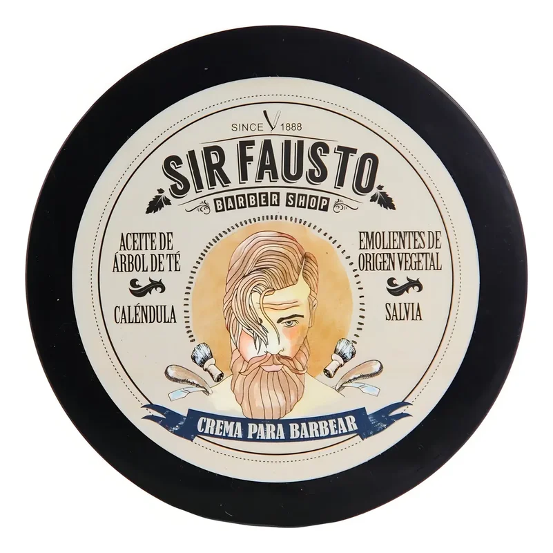 Sir Fausto Barber Shop Crema Para Afeitar Mentolado X 200 Gr Fragancia Natural - Stock disponible - Productos para Mascotas