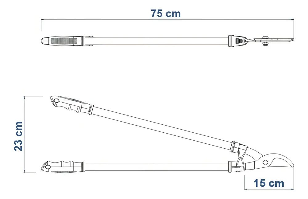 Tijeras Para Podar De Fuerza Tramontina Bypass Mango 60 Cm - Stock disponible - Herramientas