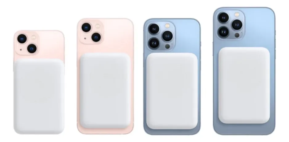 Cargador Inalámbrico Portátil Magsafe 5000 Mah Para iPhone - Blanco - Stock disponible