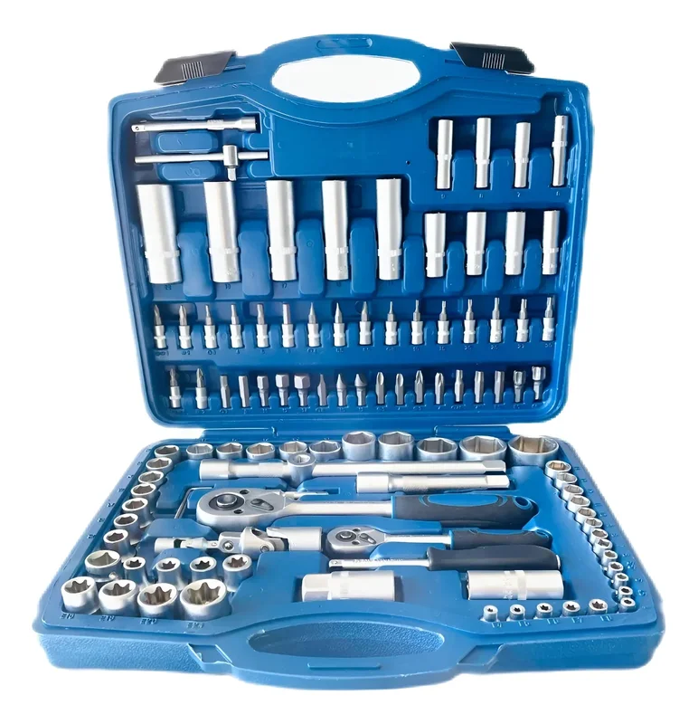 Set Juego De Llaves Tubos Crique Y Puntas Combinadas 108 Pza - Stock disponible - Herramientas