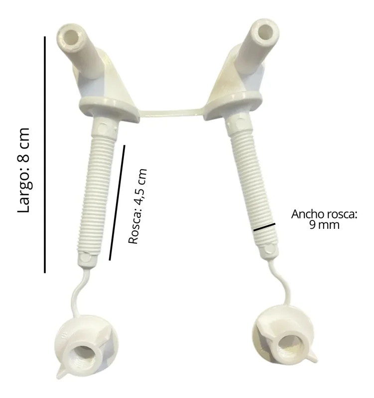 Asiento Tapa Plastica Inodoro Universal Krona Color Blanco - Stock disponible - Casa y Jardín