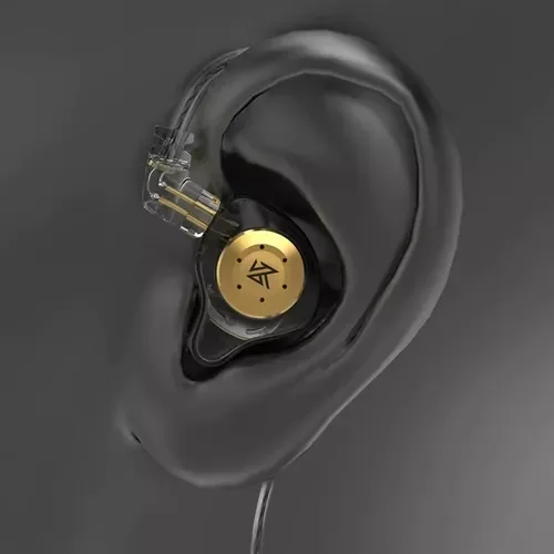 Cable Auriculares KZ EDX Pro in-ear Sin microfono negro monitoreo - Stock disponible - Electrónica