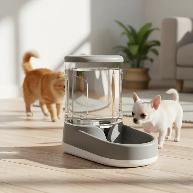 Bebedero Alimentador Dispenser 3.5 Litros para Perros y Mascotas Automático Antiderrame - Mascotas