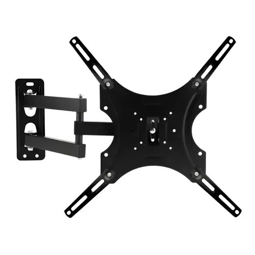 Soporte Tv Monitor Pared Brazo Móvil Brazo 14 A 55 Pulgadas Color Negro - Stock disponible