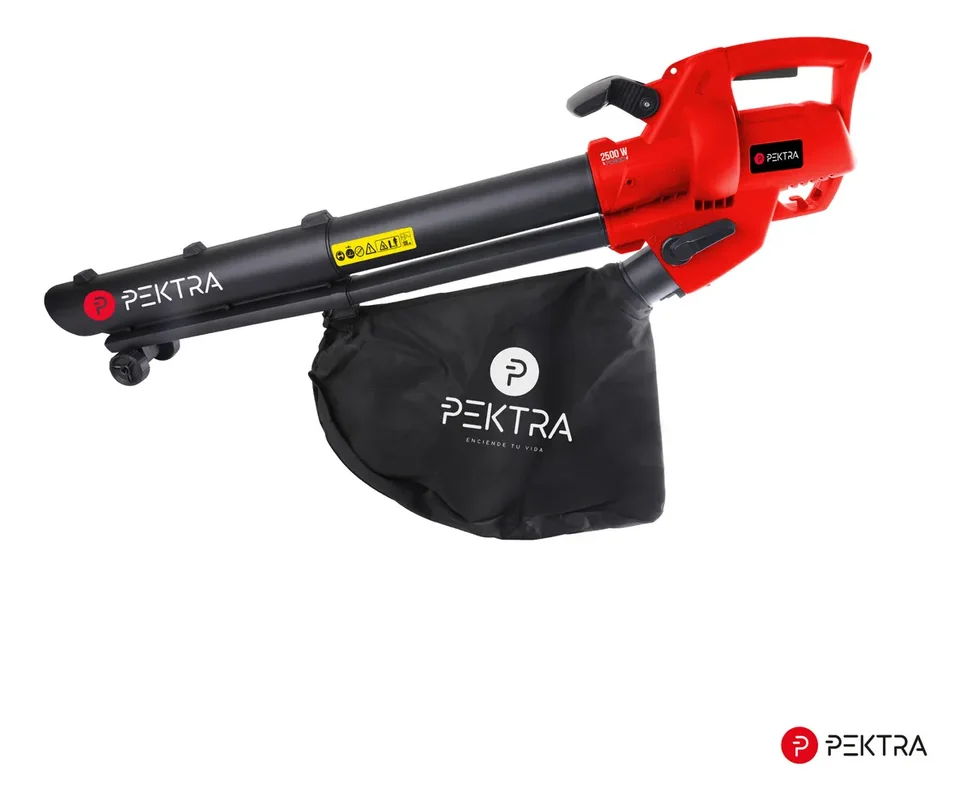 Sopladora Aspiradora Electrico 2500w Pektra Bolsa De Hojas - Stock disponible - Herramientas
