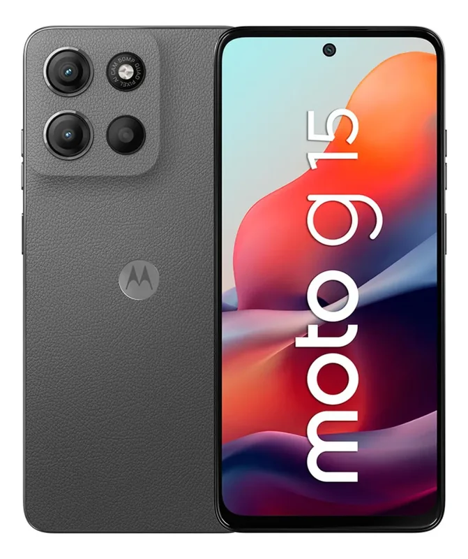 Pantalla Motorola Moto G15 4 + 128 Gb Gris - Stock disponible - Electrónica