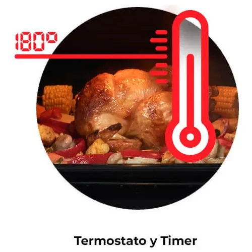 Horno A Gas Longvie H1900xf Con Grill Eléctrico De Empotrar Color Acero inoxidable - Stock disponible - Electrónica