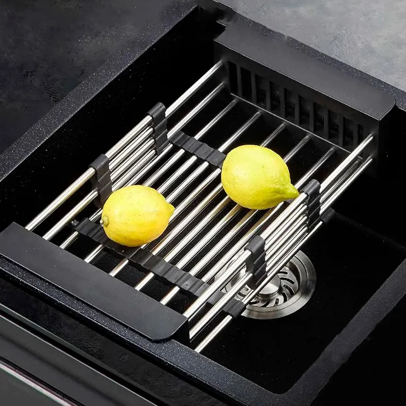 Bacha Pileta Negra Cocina 68cm Premium Acero Inox Escurridor Color Negro - Stock disponible - Electrónica