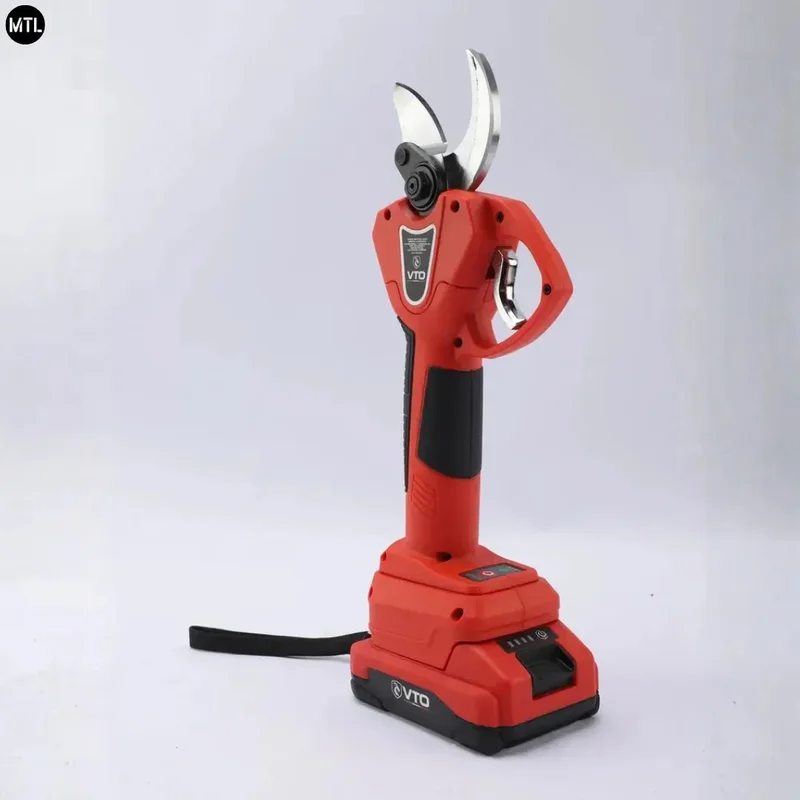 Tijera De Poda Eléctrica Mtl 20v Con Batería 2000mah Corte Recto 30mm Hoja De Acero Mango Antideslizante Ultra Liviana Para Jardín Viñedos Huerta Portatil Fácil De Usar - Stock disponible - Electrónica