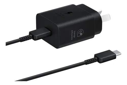 Samsung Travel Adapter 25W Black Type-C Negro - Stock disponible - Electrónica