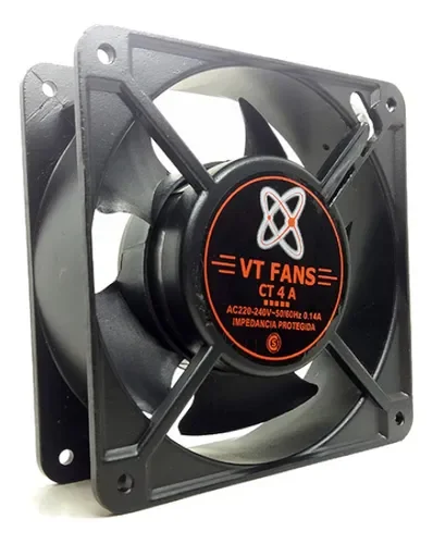 Turbina Cooler Fan Extractor 220v Ruleman 4 Pulgadas 120x38m LED Negro VT-FANS - Stock disponible - Electrónica