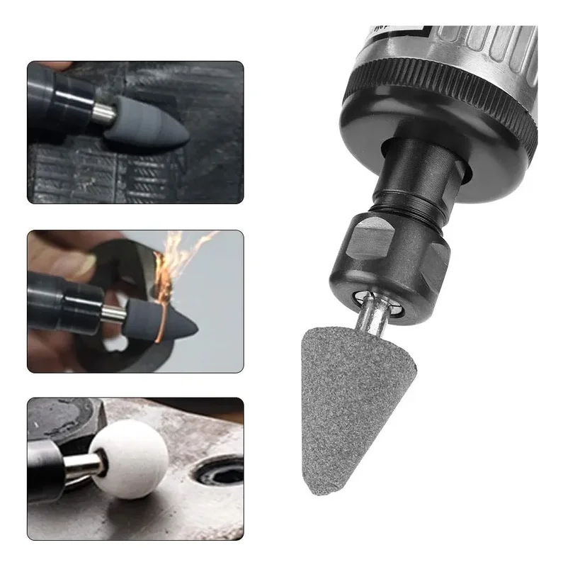 Amoladora Neumática Recta Maletin Mini Torno Kit - Stock disponible