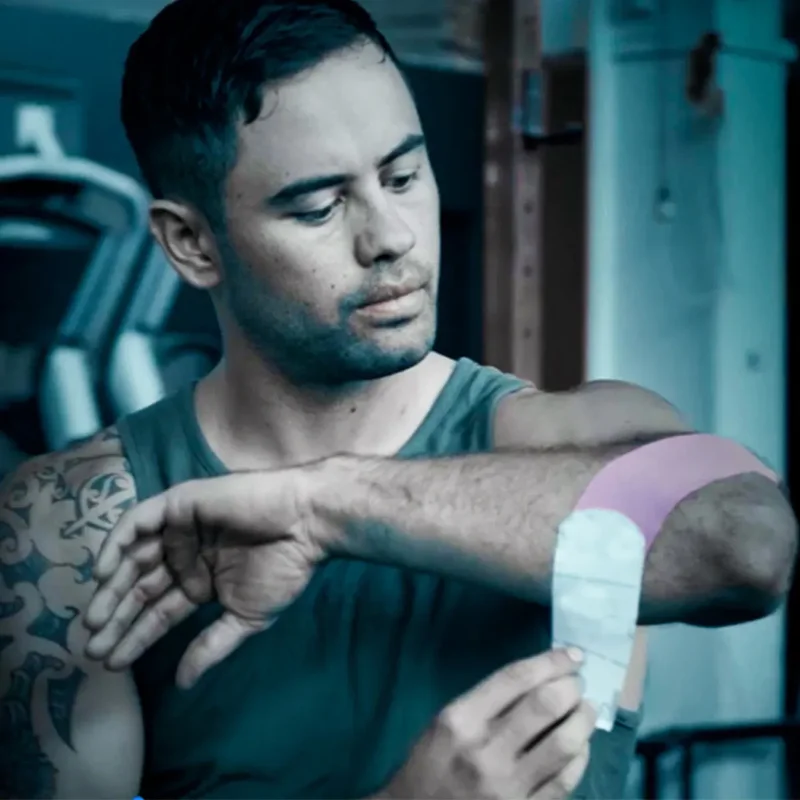 Cinta kinesiológica Hipoalergic KIN color negro - - Stock disponible - Electrónica