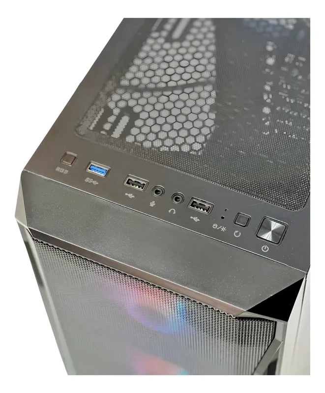 Gabinete Gamer RGB Noxi Hika Black X 4 Coolers RGB | Vidrio Templado | ATX - Stock disponible - Electrónica