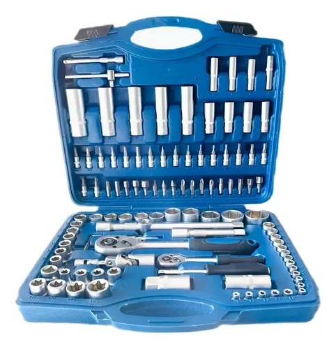Set Juego De Llaves Tubos Crique Y Puntas Combinadas 108 Pza - Stock disponible - Herramientas