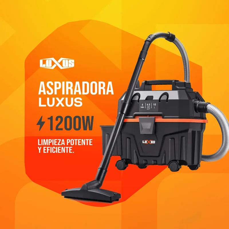 Combo Hidrolavadora Luxus 1800w + Aspiradora Luxus 1200w - Stock disponible - Artículos de Limpieza