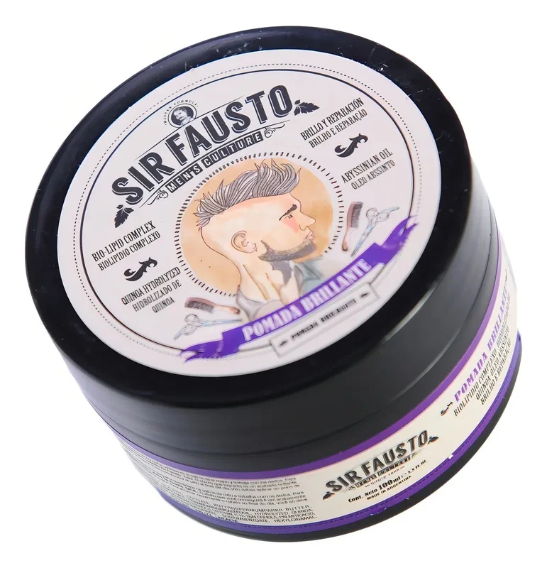Sir Fausto men´s culture cera pomada brillo reparación 100ml - Stock disponible