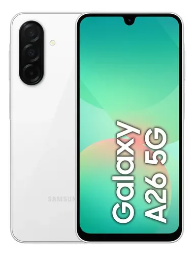 Samsung Galaxy A26 8 GB + 256 GB 5G White - Stock disponible - Electrónica