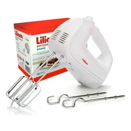 Batidor Batidora AB103 Manual Shake Blanco Liliana - Stock disponible - Electrodomésticos