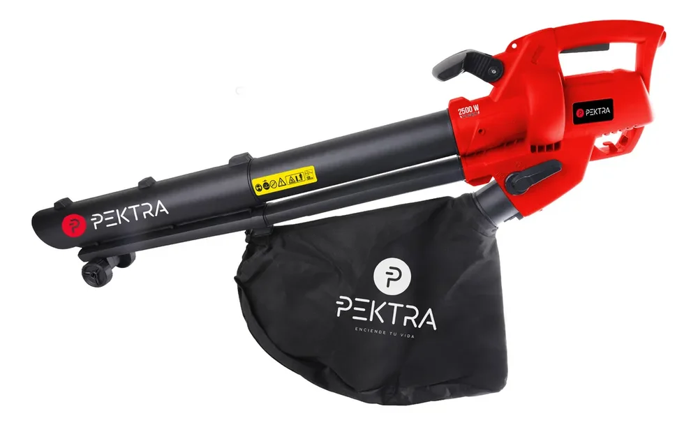 Sopladora Aspiradora Electrico 2500w Pektra Bolsa De Hojas - Stock disponible - Herramientas