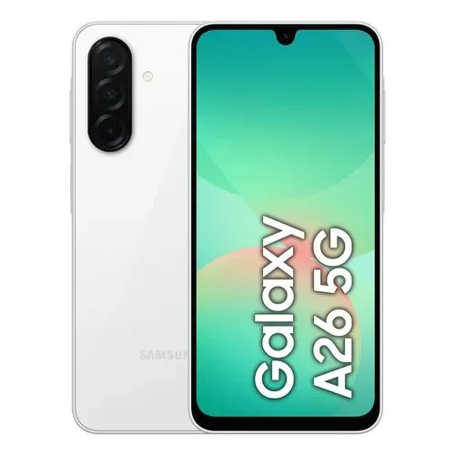 Samsung Galaxy A26 8 GB + 256 GB 5G White - Stock disponible - Electrónica