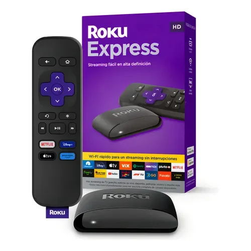 Roku Express 3960 Hd | Convertir Tu Tv En Smart | Tv Box | Chromecast | Apple Tv | Aparato Para Transformar El Tv Para Ver Netflix Y Youtube | Amazon Tv Stick. - Stock disponible