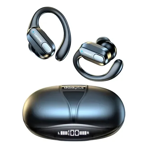 Auriculares inalámbricos Bluetooth Lenovo Xt80, color negro - Stock disponible - Electrónica