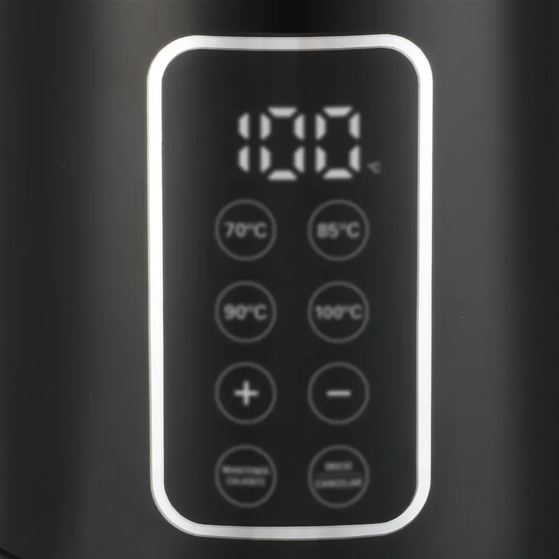 Pava Eléctrica Ultracomb Pe4930 Con Pantalla Táctil Y Selector De Temperatura - Negro - Stock disponible - Productos para Mascotas